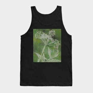 Inner Peace - Cow Parsley Green Tank Top